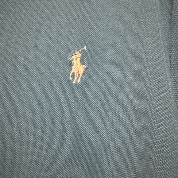Polo by Ralph Lauren Men's Light Teal Polo Shirt Size Large Classic Fit - Picture 2 of 10